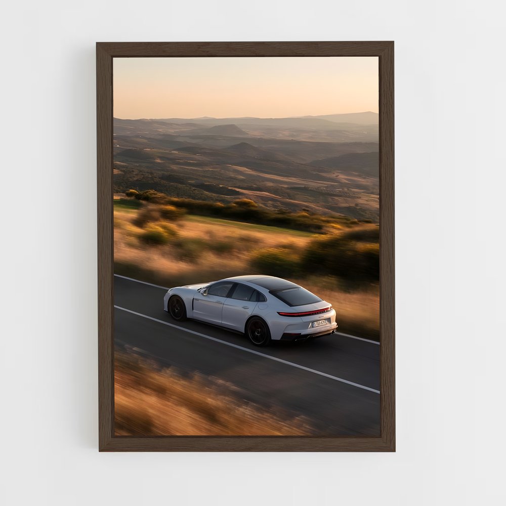Poster Panamera turbo s élégant – affiche Porsche (vue 5)